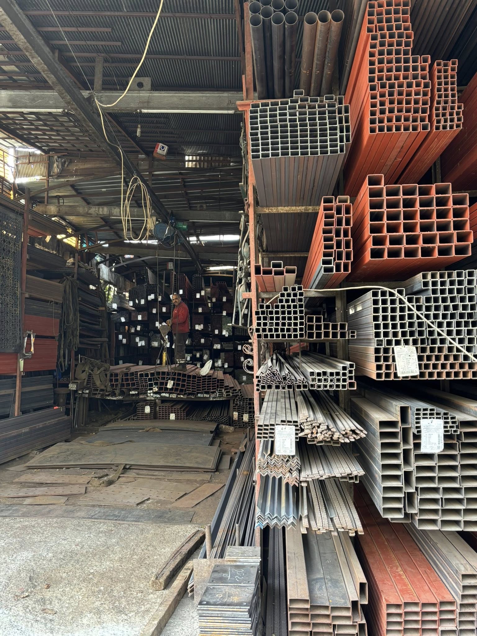 Metalworker in Balat, Istanbul, near Orhan Kemal’s former neighborhood