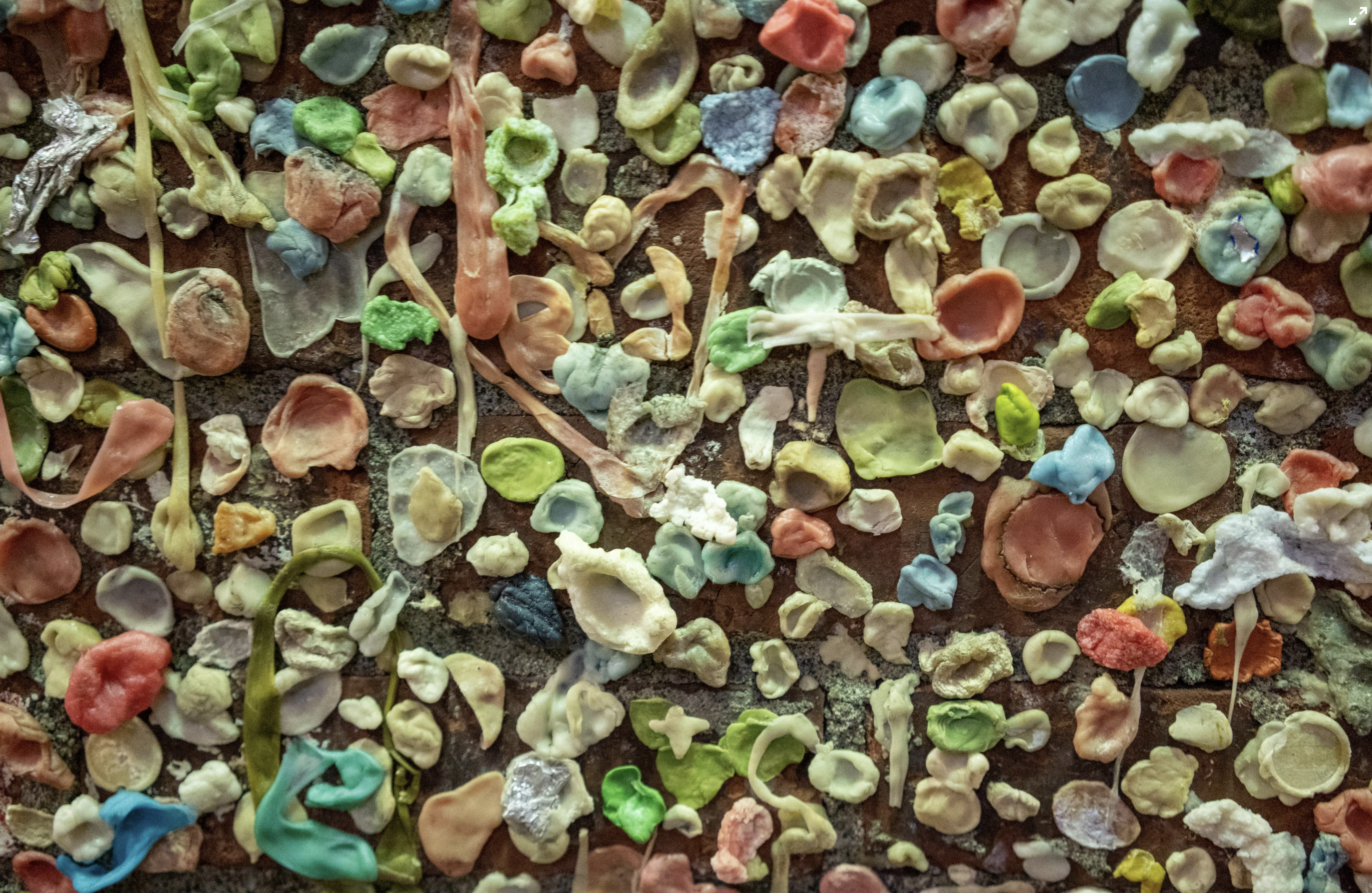 chewing gum pieces, microplastics in gum, synthetic gum, natural gum, saliva with microplastics, plastic particles in saliva, chewing gum research, microplastic contamination, UCLA research on gum, microplastics released from gum, gum base made from plastic, plastic in everyday products, environmental impact of gum, lab research on chewing gum, microplastics from synthetic products, plastic pollution and health risks, people chewing gum with plastic particles