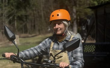 E-trike powered by solar power does heavy lifting quietly in off-grid forest