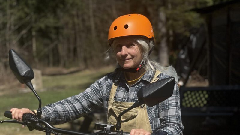 E-trike powered by solar power does heavy lifting quietly in off-grid forest