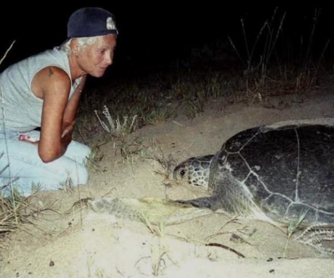 Mona Khalil sea turtle conservationist