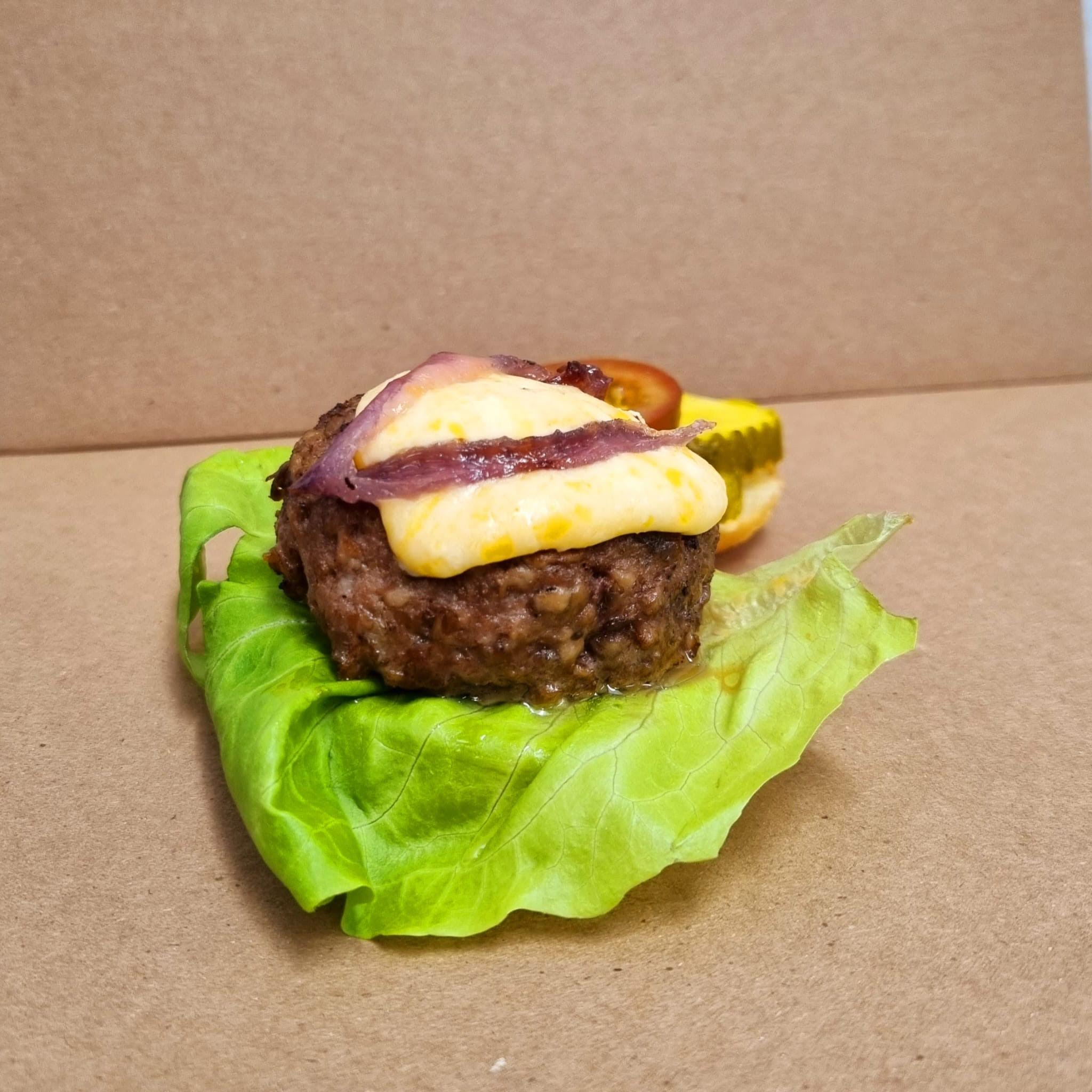 mush foods, mushroom burger