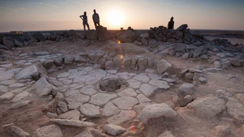 The first bread was baked in Jordan’s Black Desert