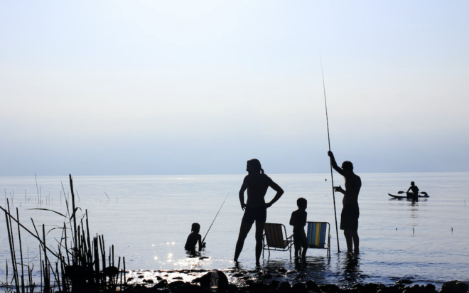 fishing at the sea of Galilee, 