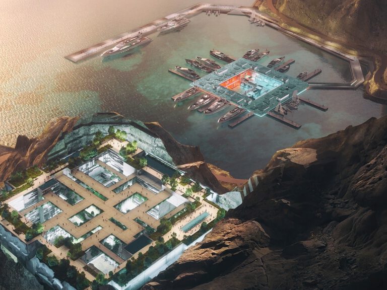 Saudi Arabia’s Red Sea Aquellum is hidden in a mountain in Aqaba