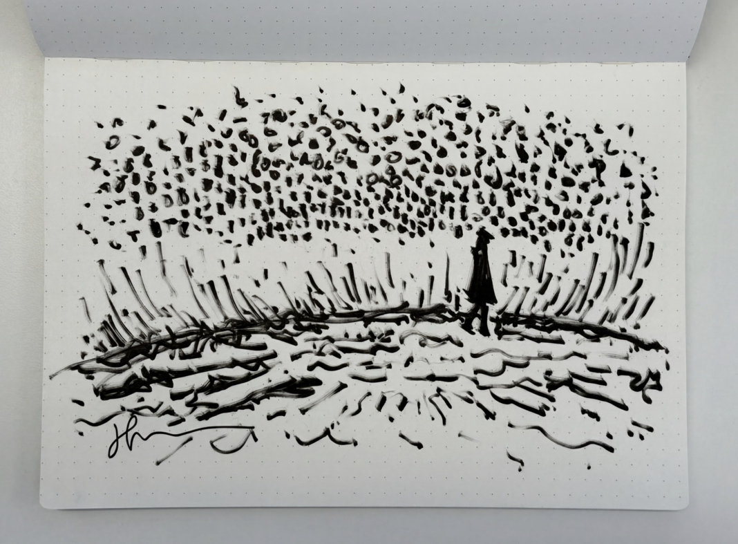 Zinah sketches for Venice Biennale