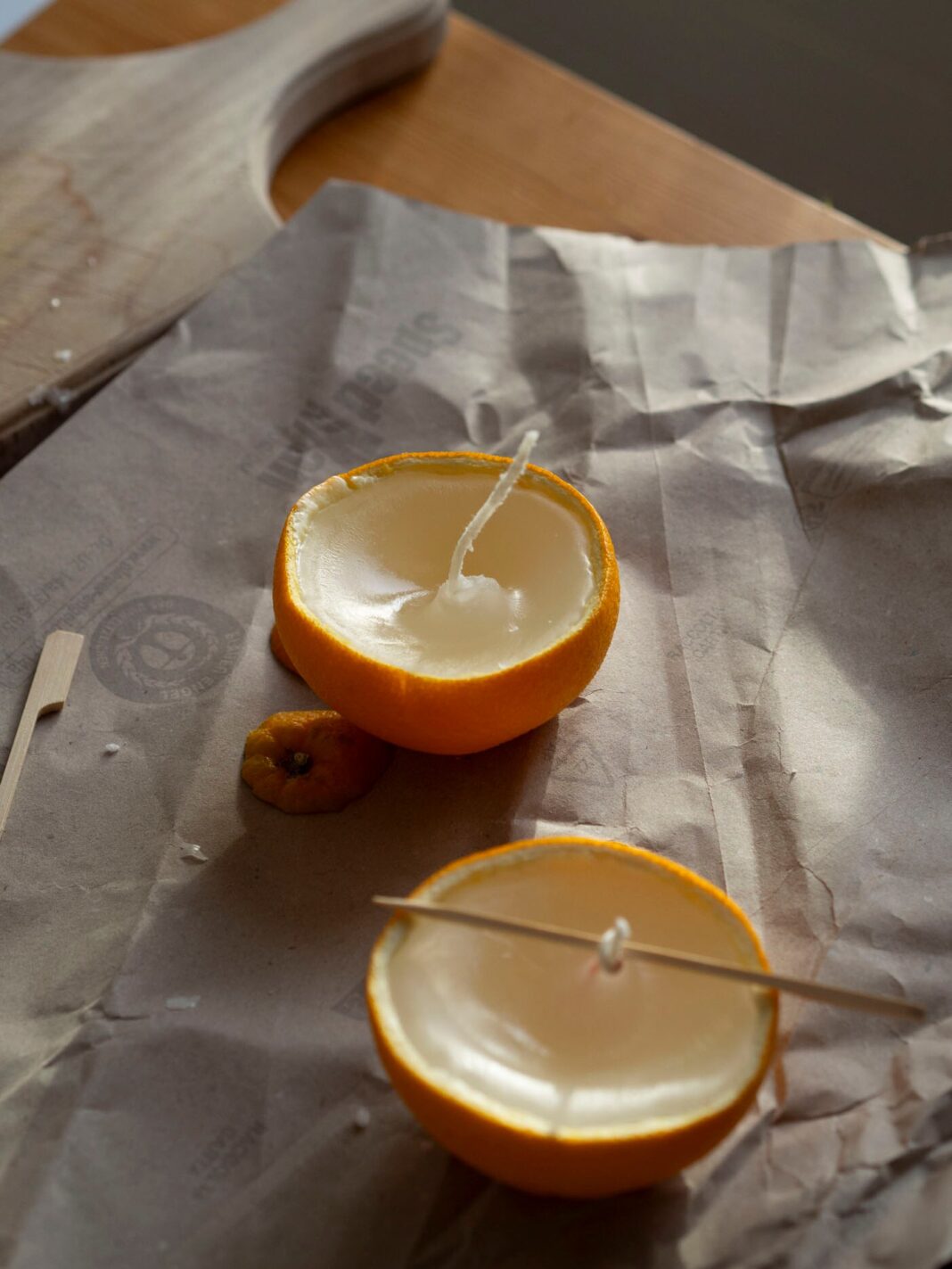 The orange peel candle: A how-to guide