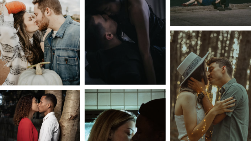 Who gave the first kiss?