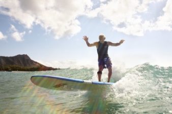 Israeli surfer’s make circle for Doc Paskowitz, the man who brought surfing to the Middle East Israeli surfer’s make circle for Doc Paskowitz, the man who brought surfing to the Middle East
