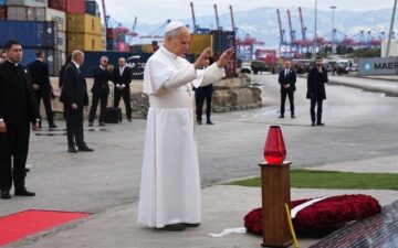 The Pope visits Lebanon and the site of the deadly Beirut blast