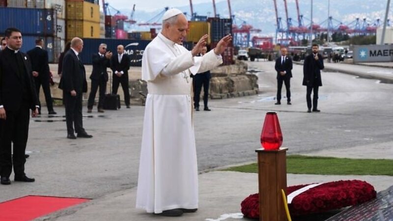 The Pope visits Lebanon and the site of the deadly Beirut blast