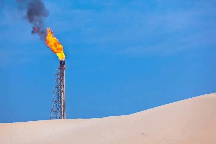 Qatari LNG gas flare