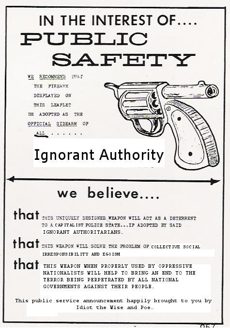 Reuse 3 art, gun poster