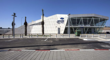 Transformer train station built to withstand rockets!