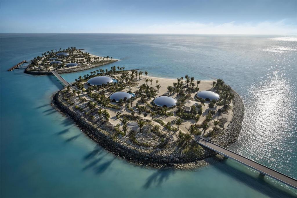 Shebara hotel Saudi Arabia, Red Sea luxury resort, eco design, modern architecture, beachfront villas, sustainable tourism, desert island destination, travel experience, eco travel, mirror pods, KSA