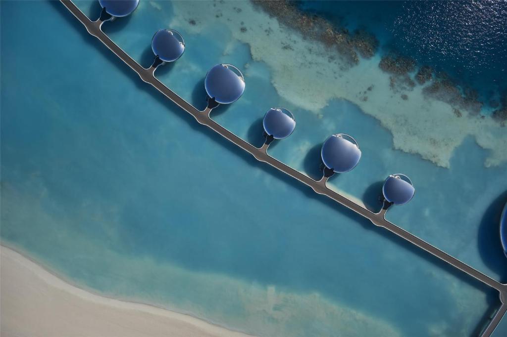 Shebara hotel Saudi Arabia, Red Sea luxury resort, eco design, modern architecture, beachfront villas, sustainable tourism, desert island destination, travel experience, eco travel, mirror pods, KSA