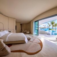 Shebara hotel Saudi Arabia, Red Sea luxury resort, eco design, modern architecture, beachfront villas, sustainable tourism, desert island destination, travel experience, eco travel, mirror pods, KSA