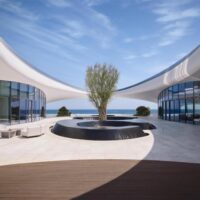 Shebara hotel Saudi Arabia, Red Sea luxury resort, eco design, modern architecture, beachfront villas, sustainable tourism, desert island destination, travel experience, eco travel, mirror pods, KSA