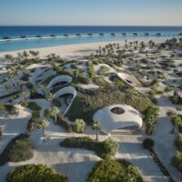 Shebara hotel Saudi Arabia, Red Sea luxury resort, eco design, modern architecture, beachfront villas, sustainable tourism, desert island destination, travel experience, eco travel, mirror pods, KSA