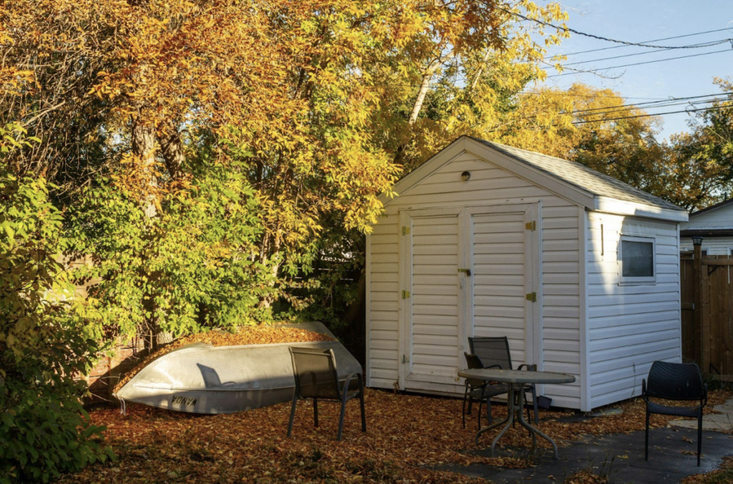 paint protect your wood shed