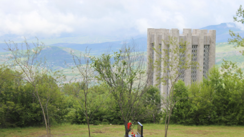 Celebrating Islamic Architectural Heritage in Azerbaijan, while destroying Armenian churches