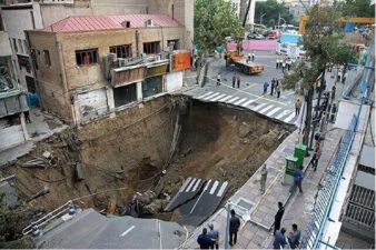 Iran is sinking in sinkholes from overwatering
