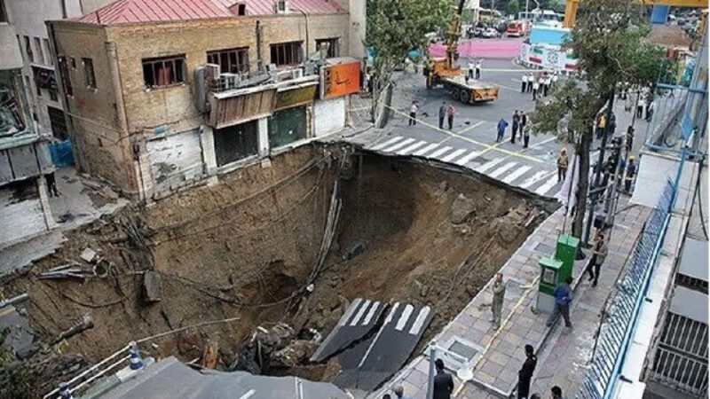Iran is sinking in sinkholes from overwatering