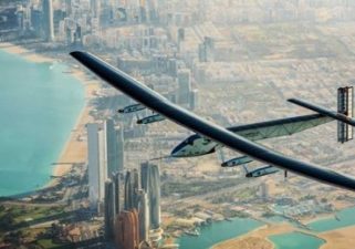 Solar-powered plane’s round-the-world journey underway!