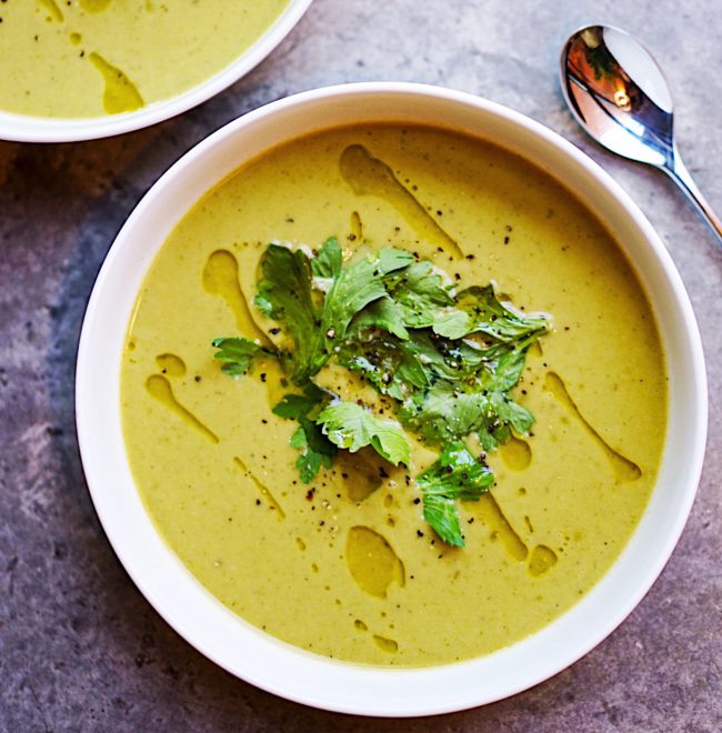 spinach and mushroom soup