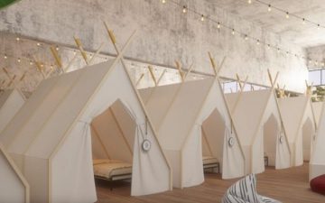 Pod hostels and chic tents for let, Jaffa style