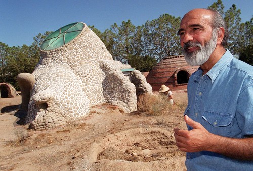 Nader Khalili from Iran became known as a sustainable building leader for his work in California