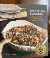 Think Eat Cook Sustainably is a philosophy book in sustainable food, in edible form