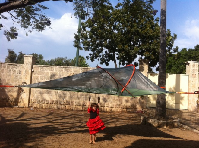 Tentsile is a hanging treehouse like tent 