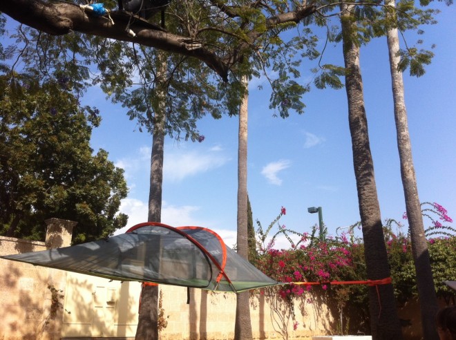 Tentsile is a hanging treehouse like tent 