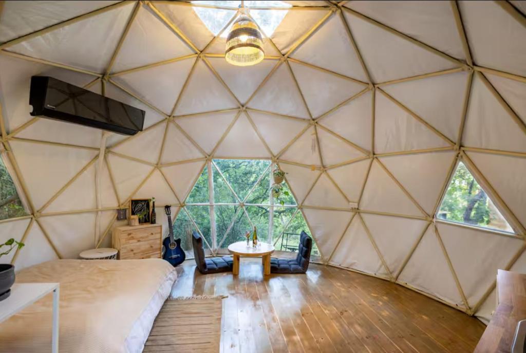 The Dome in Amirim, vegetarian village israel