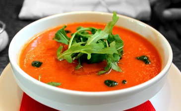 Homemade tomato soup – chilled