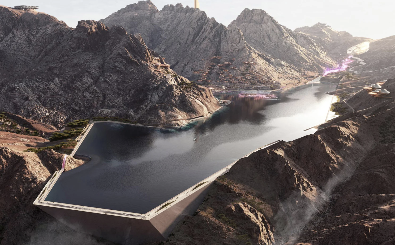 Trojena, Saudi Arabia, ski resort, Neom, Asian Winter Games, Zaha Hadid, Unstudio