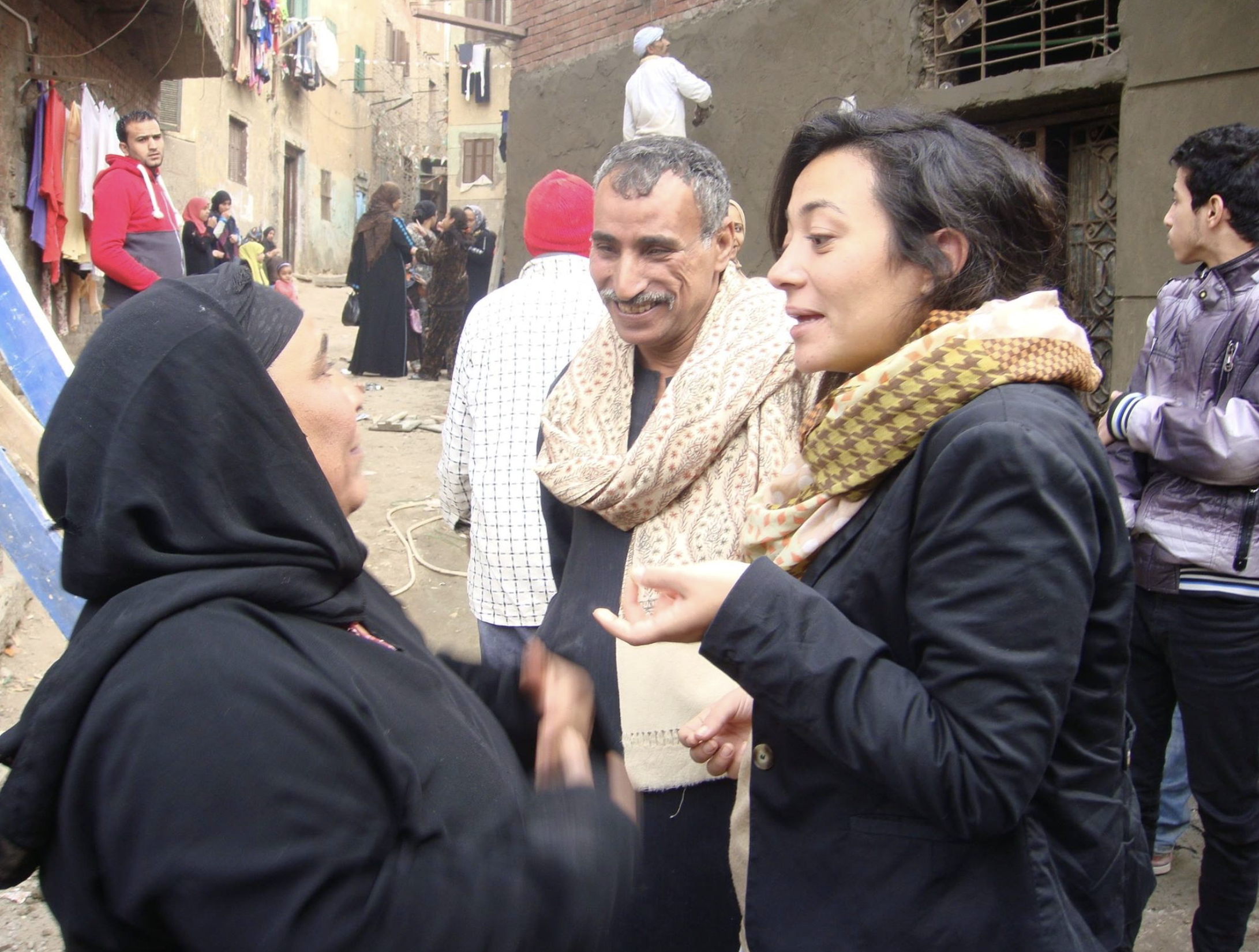 Re-invigorating a poor neighborhood in Egypt. Speaking with locals and making renovations real and relatable. 