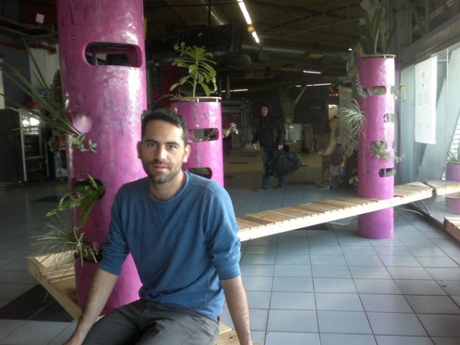 garden guerrillas attack tel aviv bus station