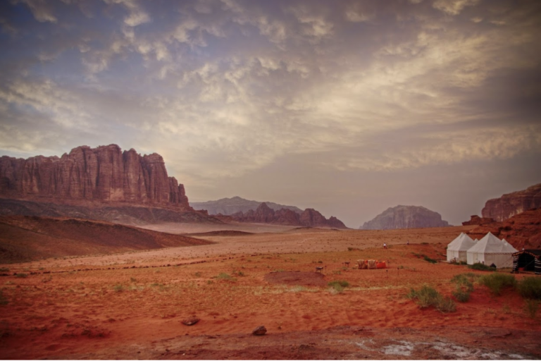 Camping in Wadi Rum, Jordan