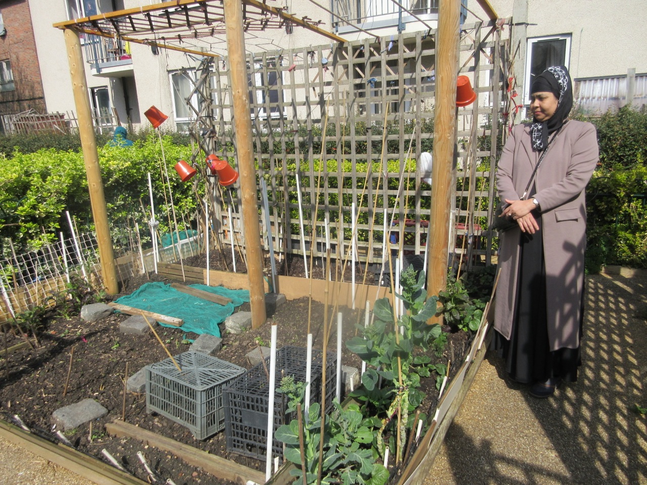 Wapping Woman's Centre garden in the UK