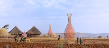Bamboo Warka Water towers pull drinking water out of thin air