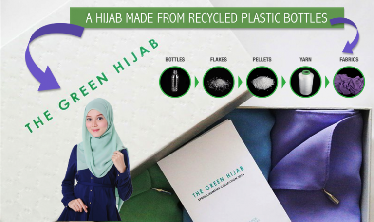 Eco-friendly headscarves (and more!) made from plastic bottles