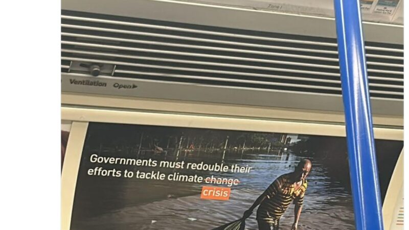 Qatar’s climate hypocrisy rides the London Underground