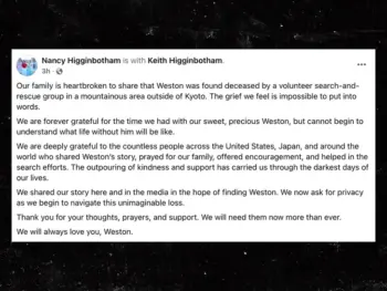 Weston Higginbotham's Family Declines to Release Cause of Death as Online Speculation Continues
