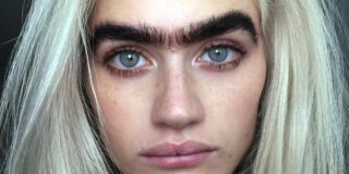 Sophia Hadjipanteli unibrow odel