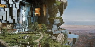 The Line, Neom, rendering, vertical city