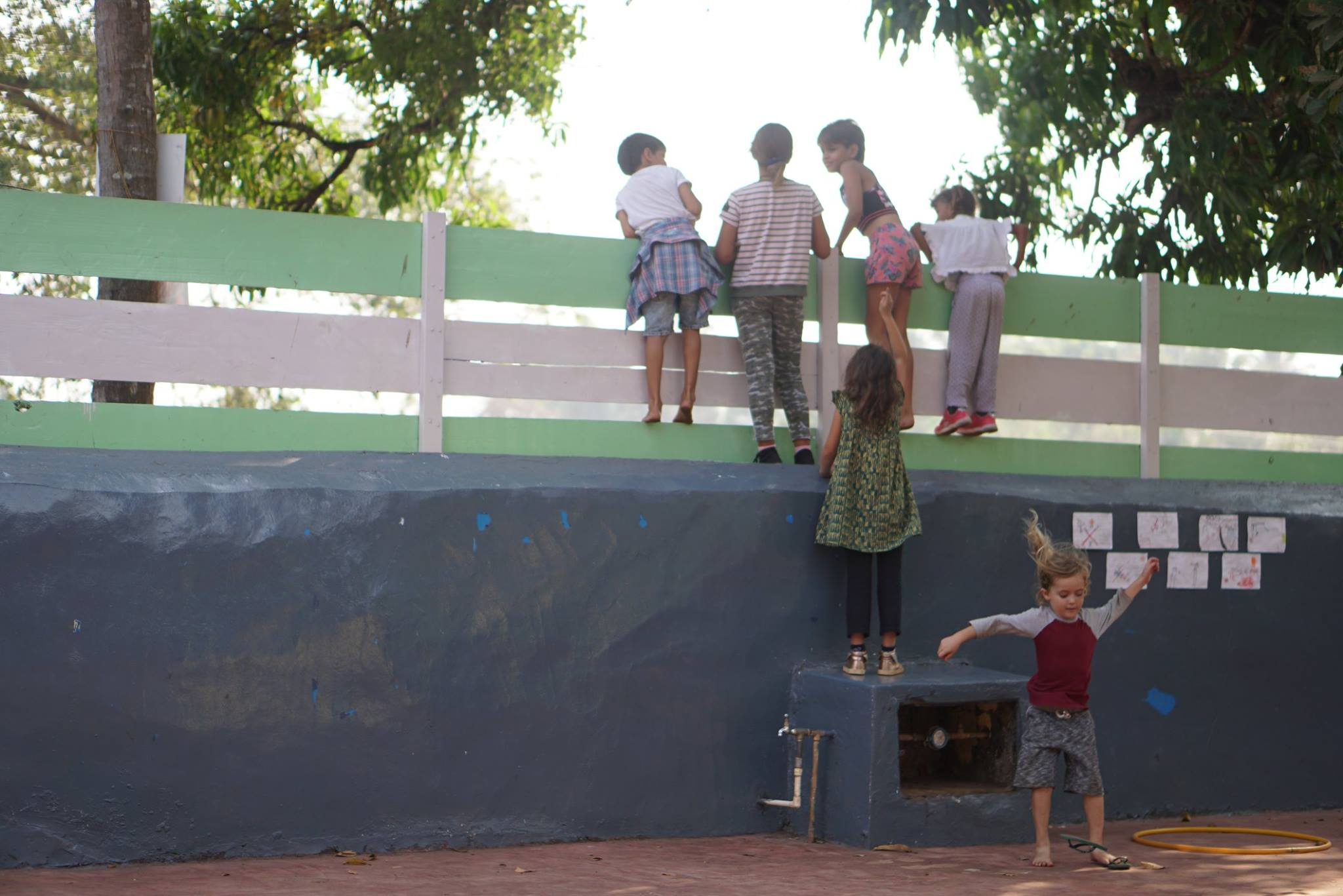 yellow school, Goa India