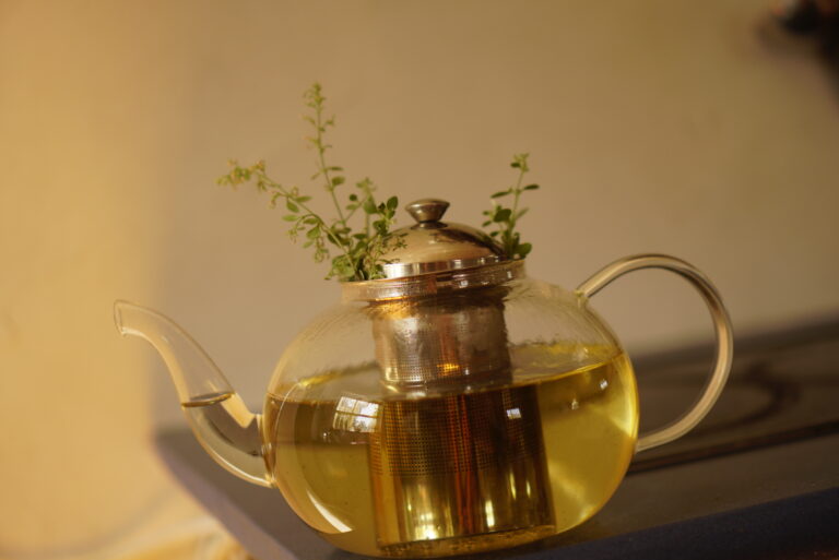 Tea for royalty starts with white-leaved savory or Zuta Levona